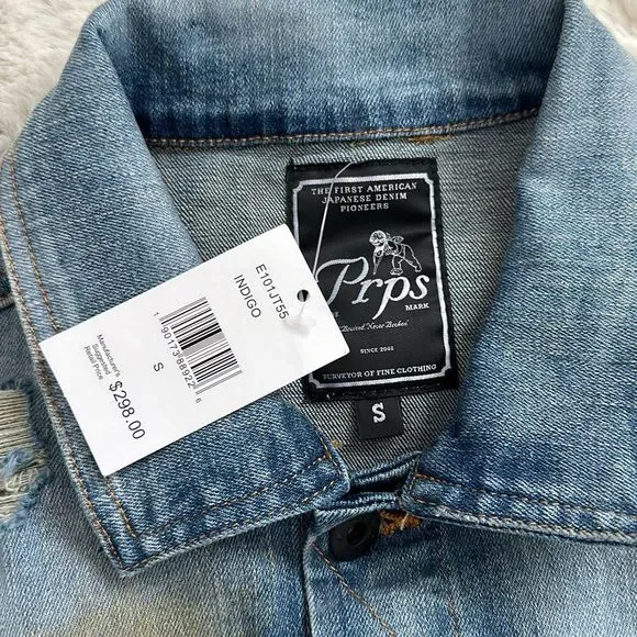 Prps Merriweather Denim Jacket Size S - Picture 7 of 10